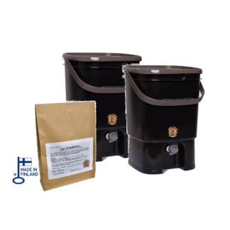 Black Mocca Aloituspaketti - 1kg kotimainen bokashirouhe