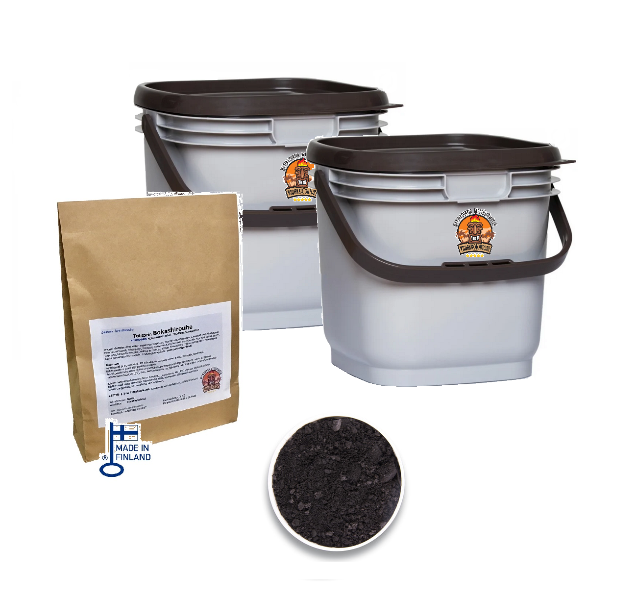 Mini Mocca Setti - 1kg kotimainen bokashirouhe